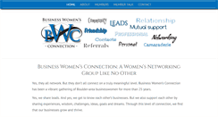 Desktop Screenshot of businesswomensconnection.com