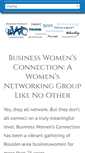 Mobile Screenshot of businesswomensconnection.com